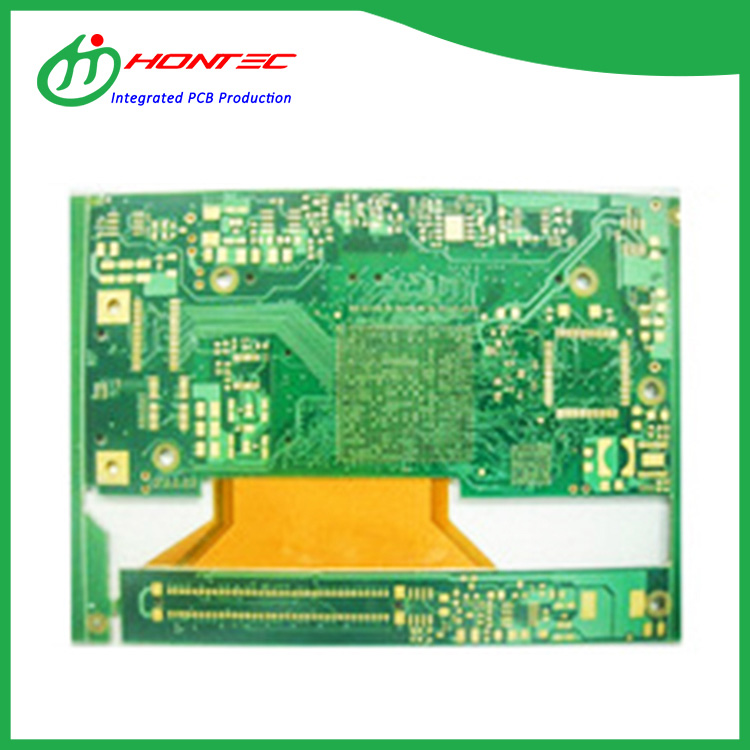 6-qavat FR406 qattiq Flex PCB